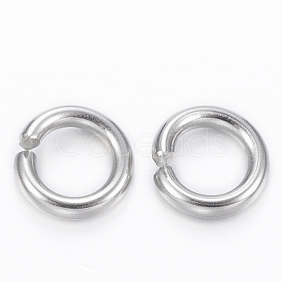 Tarnish Resistant 304 Stainless Steel Open Jump Rings STAS-H555-08P-1