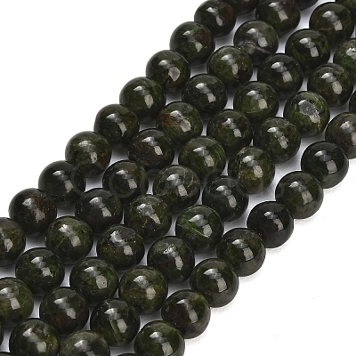 Natural Green Diopside Beads Strands GG-CBA993B-A01-8mm-1
