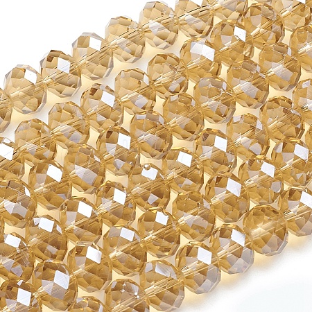 Glass Beads Strands X-GR12MMY-12L-1