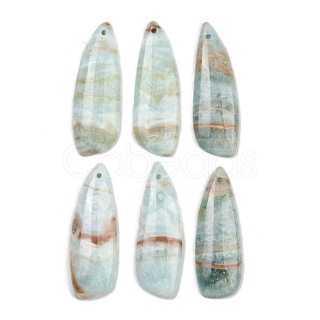 Natural Hemimorphite Pendants G-H325-09-1