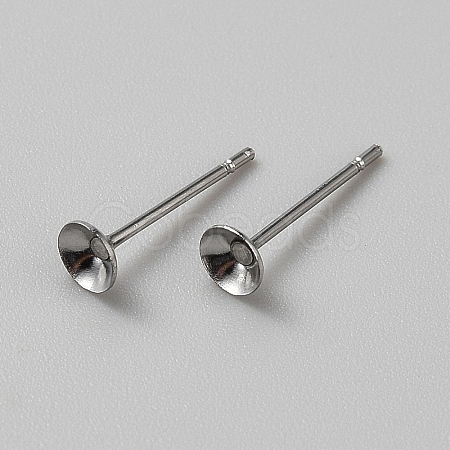 Non-Tarnish 304 Stainless Steel Studs Earring Finding EJEW-WH20014-05A-1