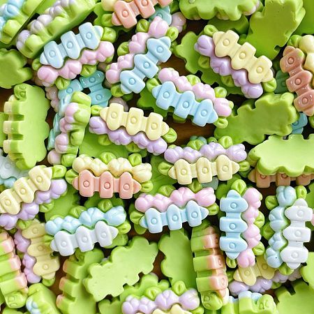 Opaque Resin Cabochons CRES-M037-05A-1