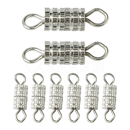 20Pcs Brass Screw Clasps KK-YW0002-40P-1