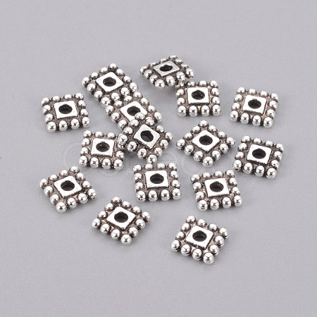 Tibetan Style Alloy Spacer Beads TIBEB-P002-02AS-NR-1