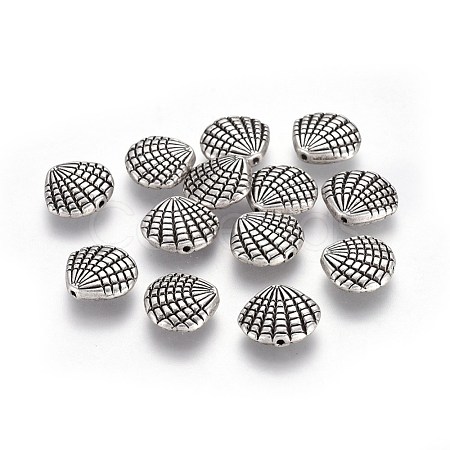 Tibetan Style Alloy Beads TIBEB-A004-007TAS-NR-1