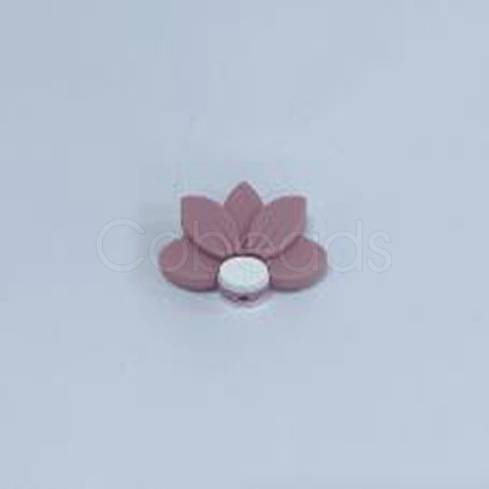 Lotus Food Grade Eco-Friendly Silicone Beads SIL-WH0013-50D-1