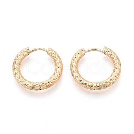 304 Stainless Steel Hoop Earrings STAS-T074-51G-1