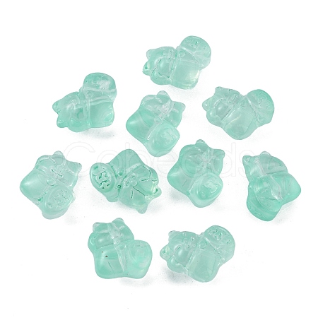 Transparent Glass Beads GLAA-TAC0015-01F-1