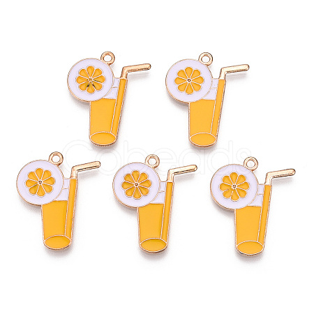 Alloy Enamel Pendants X-ENAM-S115-015-1