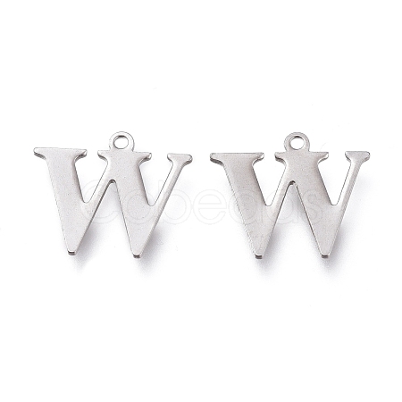 Tarnish Resistant 304 Stainless Steel Charms STAS-H112-W-P-1