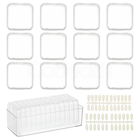 2 Styles Clear Acrylic Storage Box CON-BC0007-49-1