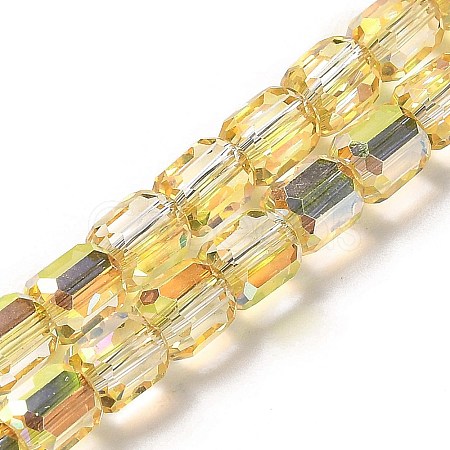 Electroplate Glass Beads X1-EGLA-D030-19G-1