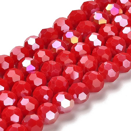 Opaque Glass Beads Stands EGLA-A035-P8mm-B16-1
