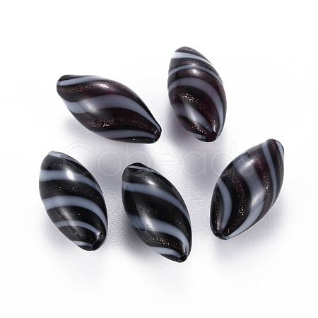 Handmade Blown Glass Globe Beads GLAA-T012-14-1