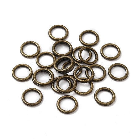 Alloy Soldered Closed Jump Rings KK-WH0052-05B-AB-1