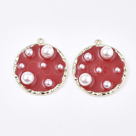 Epoxy Resin Pendants RESI-S365-84B-1