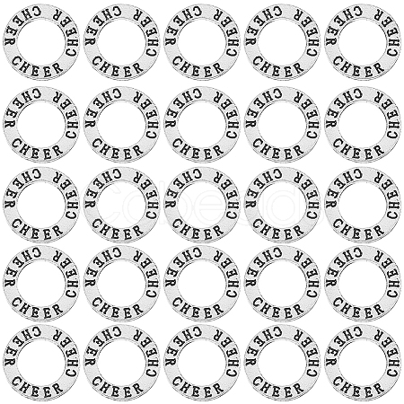 30Pcs Tibetan Style Alloy Linking Rings FIND-SC0009-20-1