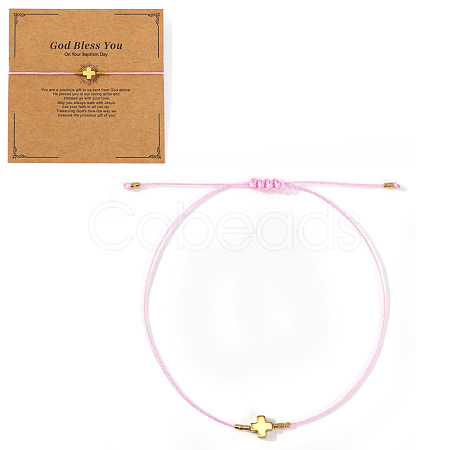 Summer Glass Seed Beaded Braided Bead Bracelets TR7975-4-1