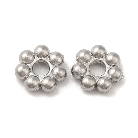 Non-Tarnish 304 Stainless Steel Spacer Beads STAS-H176-04A-P-1