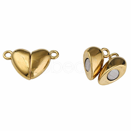304 Stainless Steel Magnetic Clasps STAS-N087-55-55G-1
