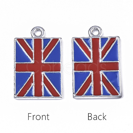 Alloy Enamel Pendants X-ENAM-N053-13-1