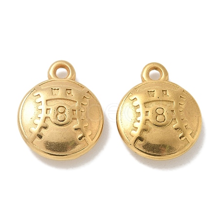 Ion Plating(IP) 304 Stainless Steel Pendants STAS-Q334-12G-02-1