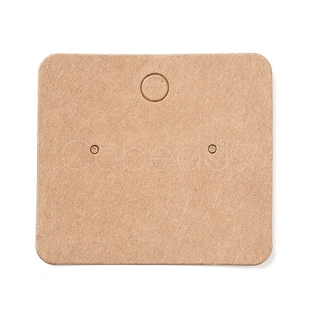 Blank Kraft Paper Earring Display Cards CDIS-G005-05-1