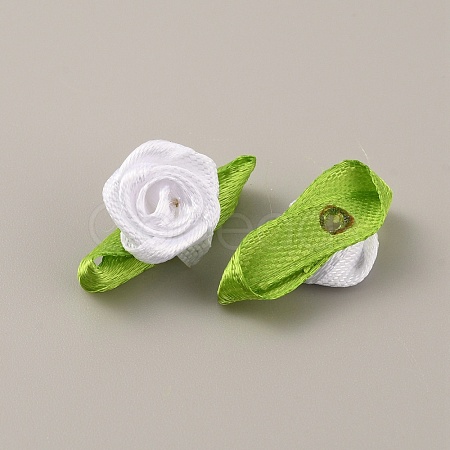 Polyester Rose Ornaments DIY-WH0308-242A-1