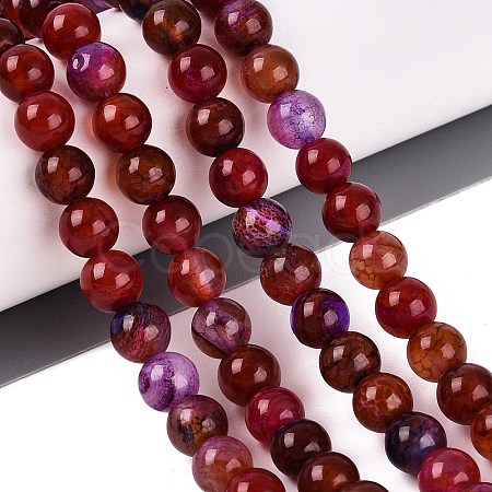 Natural Agate Beads Strands G-Q606-106A-1