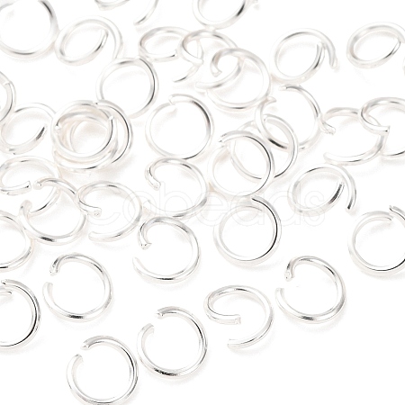 Brass Open Jump Rings KK-G604-08S-17-1