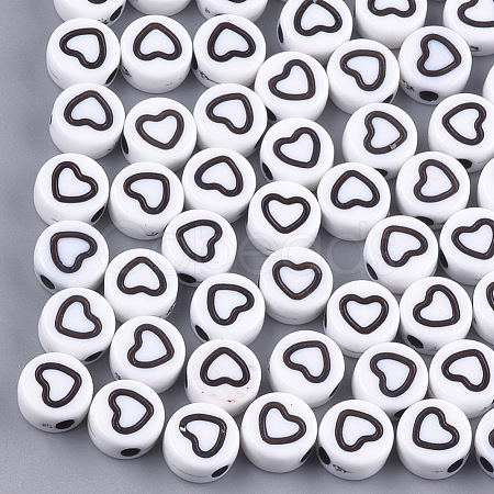 Craft Style Acrylic Beads MACR-T023-24B-1
