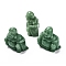 Natural Green Aventurine Display Decorations, Buddha, 44.5x27x48.5mm