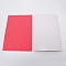 Sponge EVA Sheet Foam Paper Sets, With Adhesive Back, Antiskid, Rectangle, Red, 30x21x0.1cm