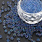 DIY Nail Art Decoration Mini Glass Beads, Tiny Caviar Nail Beads, AB Color Plated, Round, No Hole, Cornflower Blue, 3.5mm, about 450g/bag