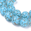 Handmade Gold Sand Lampwork Beads LAMP-S194-008C-02-3