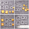 6Pcs 2 Styles Plastic Soft Clay Mold TOOL-SC0001-89-5