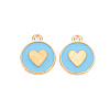 Alloy Enamel Pendants ENAM-S121-181-2