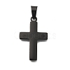 Ion Plating(IP) 304 Stainless Steel Pendants STAS-G102-20B-1