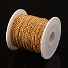 Ion Plating(IP) 304 Stainless Steel Twisted Chains Curb Chains CHS-H007-38G-2