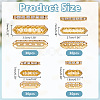 120Pcs 4 Styles Alloy Crystal Rhinestone Spacer Bars FIND-ME0004-07G-2