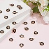 100Pcs Light Gold Plated Alloy Enamel Pendants ENAM-AR0001-75-4