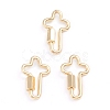 Brass Screw Carabiner Lock Charms X-ZIRC-I041-04G-1