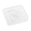 10 Pairs Plastic Clip-on Earring Findings STAS-UN0024-79-4