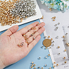 1000Pcs 2 Colors CCB Plastic Beads CCB-DC0001-18-3