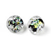 Handmade Foil Lampwork Beads Strands FOIL-T008-04B-3