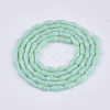 Opaque Solid Color Glass Beads Strands X-GLAA-T009-001H-2