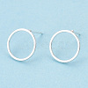 Brass Ear Stud Findings KK-S336-33S-2