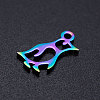 Ion Plating(IP) 201 Stainless Steel Charms STAS-Q201-JN221-2