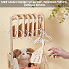 7Pcs MDF Closet Hanger Organizer AJEW-WH0752-034-4