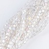 Electroplate Glass Beads Strands EGLA-F121-AB-A02-1